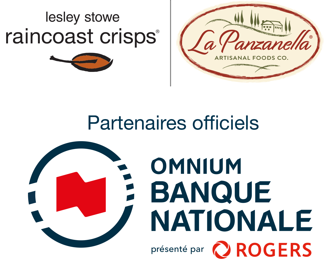 Lesley Stowe Raincoast chips & La Panzanella sont partenaires officiels de l'Omnium Banque Nationale présenté par Rogers 