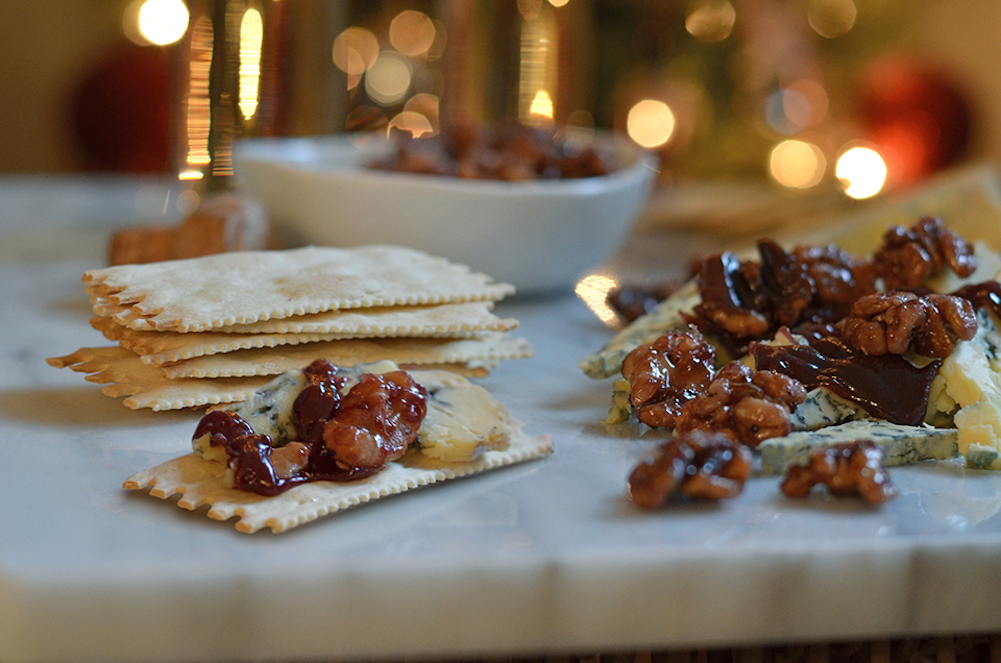 Port-Glazed Walnuts With Stilton - La Panzanella® Artisanal Foods Canada