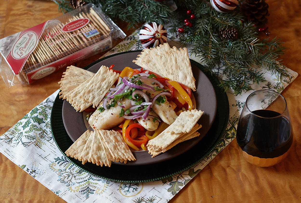 Slow-Roasted Cod With Bell Peppers And Capers - La Panzanella® Artisanal Foods Canada